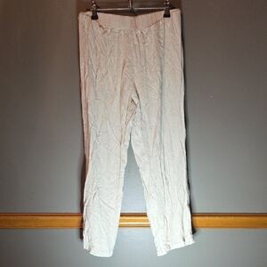 SHEIN Textured Cream Pants